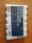 Aquaboon Pleated Sediment Water Filter Cartridges 10"x2.5" Standard Size 6 Pack. Fixed Price $25.00.