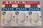 3 Pack Replacement Filters Pur Plus Rf-3053, New In Box, Free Shipping. Fixed Price $19.99.