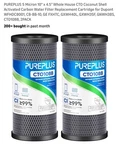 2 Pureplus Cto10bb Sintering Carbon Water Filter Cartridge 5 Micron 10" X 4.5. Fixed Price $30.99.