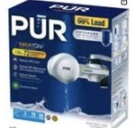 Pur Max Ion Silver Matte Horizontal Faucet Mount Water Filter System Pfm300v. Fixed Price $62.95.