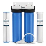 Well Water Dual Filtration System Sediment Odor Taste Rust 20", 1" Ports. Fixed Price $259.99.