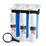 3 Stage Big Blue 20" Whole House System 1" Port + Carbon Block+sediment Filters. Fixed Price $329.79.