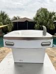 Oasis Drinking Water Fountain Wall Mount Refrigerated In Stainless New Open Box. Fixed Price $480.00.