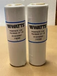 2x Watts 10" X 2.5" Water Filter Cartridge Phosphate 6oz Polybead Ph Balance. Fixed Price $54.99.