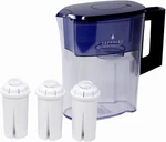Sapphire Water Filtration Pitcher With 3 Filters, Clear/blue. Fixed Price $21.95.