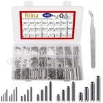 Rrina 440pcs 304 Stainless Steel Slotted Spring Pin Assortment Kit, M1.5 M2 M.... Fixed Price $32.25.