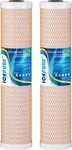 Icepure 4.5x20 Whole House Water Filter Kdf Carbon 5 Micron Heavy Metal 2 Pack. Fixed Price $77.99.