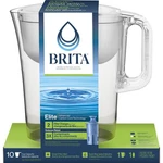 Brand New Brita Elite 10-cup Water Pitcher + 2 Filters. Fixed Price $24.99.