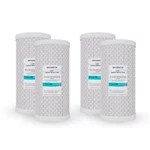 4 Packs Big Blue Carbon Block Replacement Water Filter 4.5" X 10" Whole House. Fixed Price $69.95.