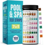 Jnw 7-in-1 Pool Test Strips, 100 Quick & Accurate Strips For Water,.... Fixed Price $13.88.