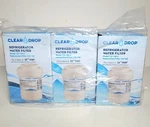 Clear Drop Refrigerator Water Filter - Model "cd-100-s" Fits "ge-mwf" 3 Pack. Fixed Price $18.99.