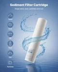 Vevor Whole House Water Filter Replacement Cartridge, 4.5" X 20" Polypropylene S. Fixed Price $45.90.