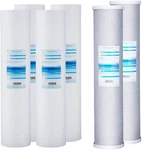 Geekpure Whole House Pp Carbon Block Replacement Filters 5 Mic 4.5 X 20 Pack 6. Fixed Price $139.99.