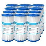 12 Pack 10" X 4.5" Whole House Washable Pleated Sediment Water Filter Cartridges. Fixed Price $72.82.