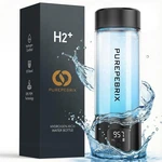 Purepebrix Upgraded Hydrogen Water Bottle Generator Glass, Touch Screen, Leak.... Fixed Price $113.26.