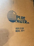New Pure Water Aqua Clean Distilled Drinking System Md-4 Refrigerator Disp. Fixed Price $225.00.