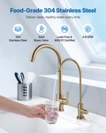 Vevor Stainless Steel Faucet, Lead-free Water Purifier Filter Fauc. Fixed Price $45.95.
