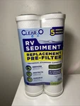 New 2 Pack Clear2o Rv Sediment Replacement Pre Filter Water 5 Micron 10 Cpp1002. Fixed Price $16.26.