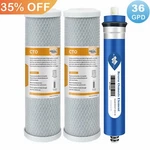 36 Gpd Ro Membrane Carbon Water Filter Combo Pack Fit For Ge Fx12p Fx12m Tfm-24. Fixed Price $28.83.