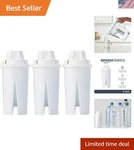 3-pack Replacement Filters For Brita - Enhanced Filtration Technology. Fixed Price $21.99.