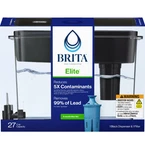 Brita Extra Large Ultramax 27-cup Black Water Dispenser With 1 Elite Filter. Fixed Price $37.49.