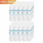 50 Pack 10" X 2.5" String Wound Sediment Water Filter Whole House Ro Replacement. Fixed Price $60.38.
