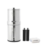 Royal Berkey With 2 Black Filters And Pf-2 Fluoride Filters, 3.25 Gal - Silver. Fixed Price $485.00.