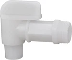 Plastic Faucet Spigot Drum Faucet, White Flow 3/4 For 1 Pack,. Fixed Price $9.25.