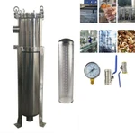 Techtongda #2bag 2"npt100psi Stainless Steel High Pressure Filter Housing W/mesh. Fixed Price $744.00.