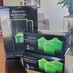 Turapur Hydrogen Water Pitcher New Open Box W/ 2 Boxes (3 Filters Ea.). Fixed Price $69.99.