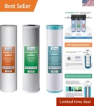 F3wgb32bm 4.5 X 20 3-stage Whole House Water Filter Set Replacement Pack Wi.... Fixed Price $227.00.
