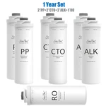 7 Pack 1 Year Water Filters Cartridge For Simpure T1-400alk T1-400uv Ro System. Fixed Price $129.99.