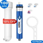 10 Pack 100 Gpd Reverse Osmosis Ro Membrane Water Filter Housing Replacement Set. Fixed Price $219.77.