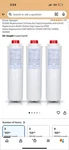 Jetery Rf-03-3 Replacement Refrigerator Water Filter - 3 Pack. Fixed Price $33.99.