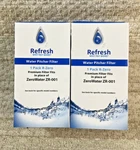 Refresh Zr-001, 5 Stage Replacement Water Filters For Zerowater Pitchers 2 Pack. Fixed Price $19.90.