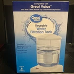Great Value Reusable Water Filtration Tank For Top Loading Dispensers New. Fixed Price $34.49.