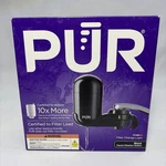 Pur Fm-2000b Vertical Faucet Mount Filtration System Sink Water Filter Blac. Fixed Price $9.99.