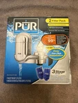 Pur Fm-3800b Faucet Mount Filter System W/ 2 Filters. Fixed Price $26.99.
