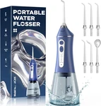 Water Picks For Teeth Cleaning And Flossing, 5 Modes Rechargeable Blue. Fixed Price $27.57.