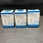Lot Of 3 Crystala Refrigerator Water Filters Cf8 Replaces Ge Mwf New In Box. Fixed Price $33.00.