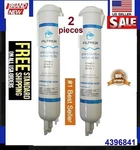 2 Pack Refrigerator Water Replacement Filter Edr3rxd1 9083 4396841. Fixed Price $19.95.