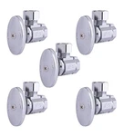 5 Pack Hausen 1/2 Fip Inlet X Od Compression Outlet Multi Turn Angle Valve. Fixed Price $27.99.