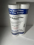 Watts Flow-pur F560021, Water Sediment Filter 10" Cartridge, 10 Micron, Set Of 2. Fixed Price $15.99.