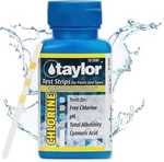 Taylor S-1401 Pool/spa Test Strips For Free Chlorine, Ph, Total Alkalinity, Cya. Fixed Price $22.99.