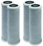 4 Pack Carbon Block Water Filter Cartridge Compatible With Hydro Life 52418.... Fixed Price $45.15.