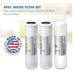 Apec Ultimate Series Sediment & Carbon Filters. Fixed Price $89.09.