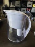 Brita Water Filtration Pitcher Model Ob43/ob03 Clear With White Lid Needs Filter. Fixed Price $15.99.