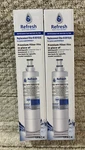 2 New, Refresh R-9010(a) Refrigerator Water Filter For 4396508 46-9010. Fixed Price $21.25.