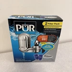 Pur Fm-3800b Faucet Mount Filter System W/ 2 Filters. Fixed Price $28.99.