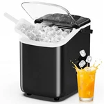Ice Maker Counter Top Bullet Cubes Machine With Portable Handle Basket 26lbs. Fixed Price $67.31.